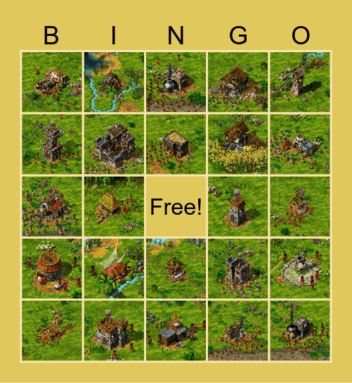 Siedler Bingo Card