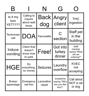 Thanksgiving 2024 Bingo Card