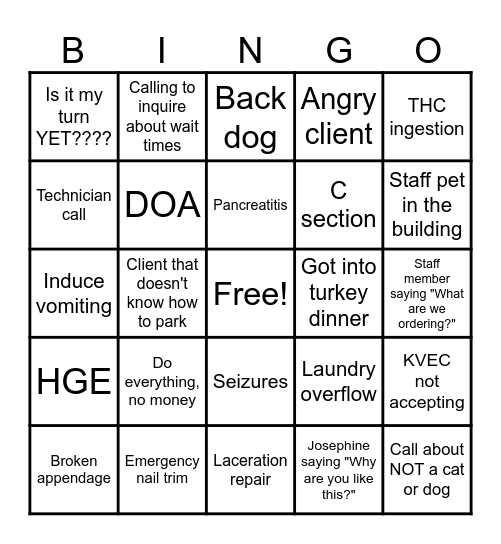 Thanksgiving 2024 Bingo Card