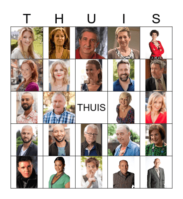 THUIS BINGO Card