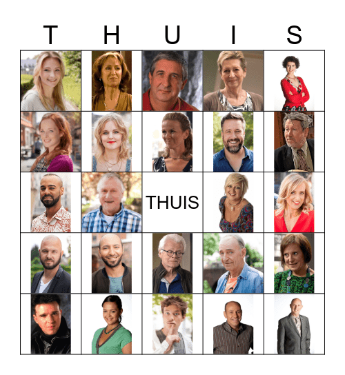 THUIS BINGO Card