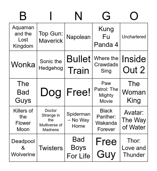 HAW 2024 - Session 1 Bingo Card