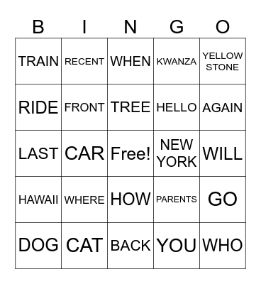 Unit 1: Topic 4: Monologue Review Bingo Card