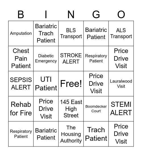 Go Get Em Brother's!!! Bingo Card