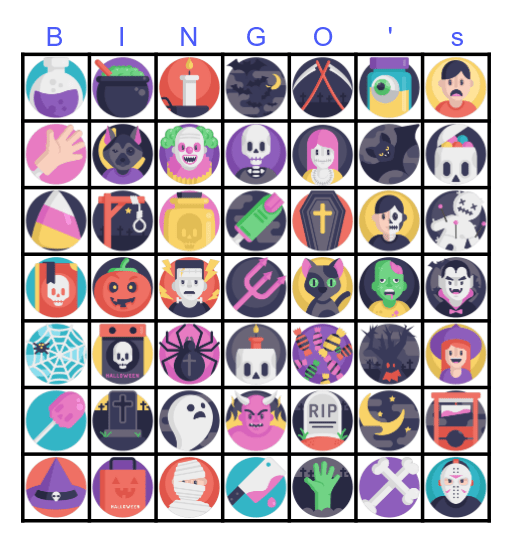 HALLOWEEN BINGO Card