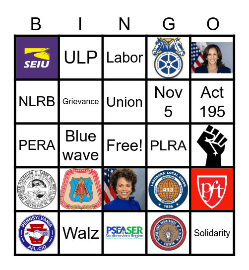 Rep Curry's Autumn in Bloom Bingo Card