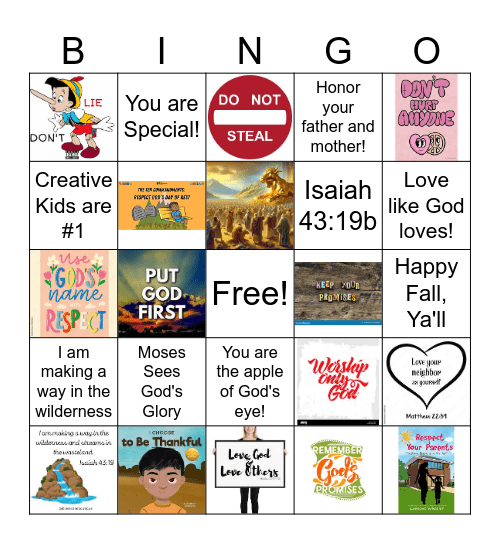 Are We There Yet? Bingo Card