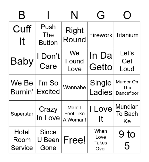 Ronde 1 Bingo Card