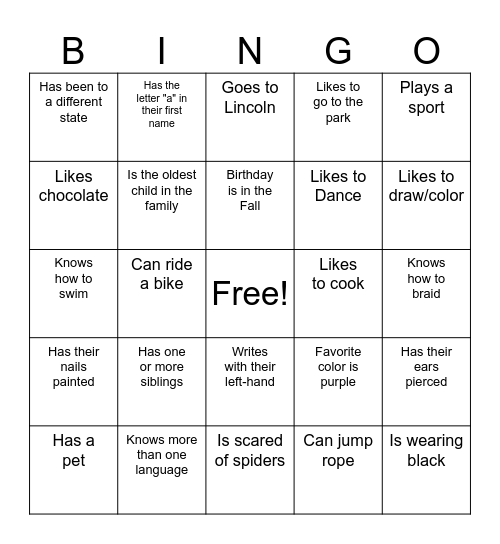 Black Girl Magic Bingo Card