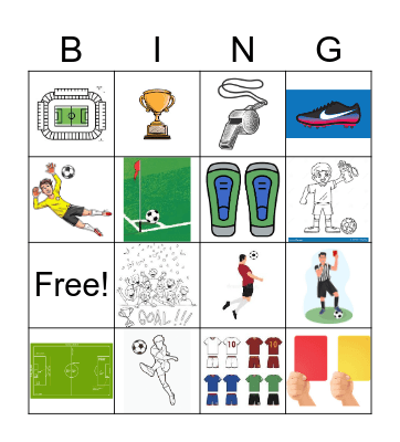 Football bingo Card