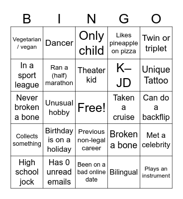 DLR Mindling Bingo! Bingo Card