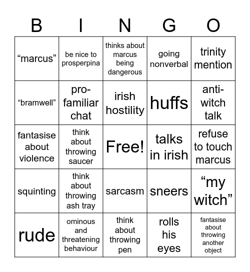 hart bingo Card