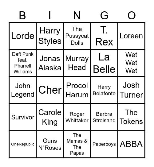 😀 Bingo 1 😀 Bingo Card