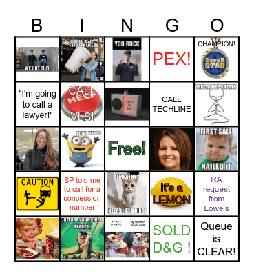 2024 Watkins' Warriors BINGO Card