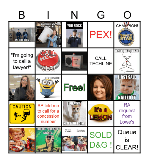 2024 Watkins' Warriors BINGO Card