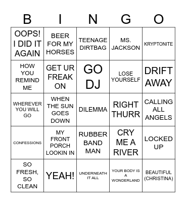 CHEERS TO 20 YEARS Bingo Card
