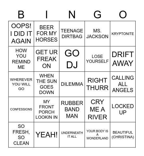 CHEERS TO 20 YEARS Bingo Card