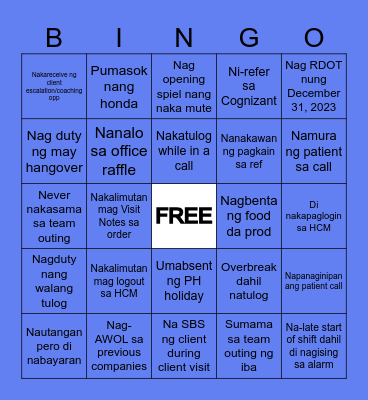 ABOVE AND BEYOND: Customer Service Week 2024 Bingo Card