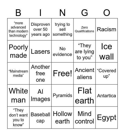Miniminuteman Bingo Card