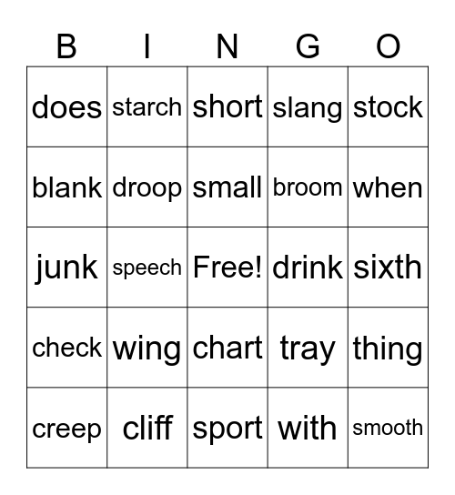 LEVEL 24 Bingo Card