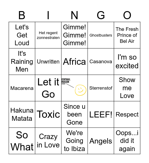 Personeelsfeest 2024 Bingo Card