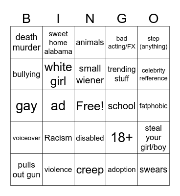 Tommorow teaching Bingo Card