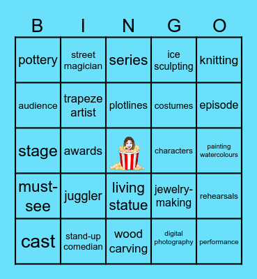 Unit 4 - Vocabulary Bingo Card