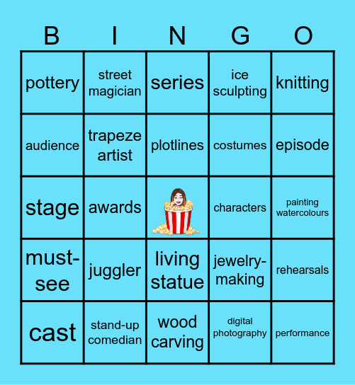 Unit 4 - Vocabulary Bingo Card