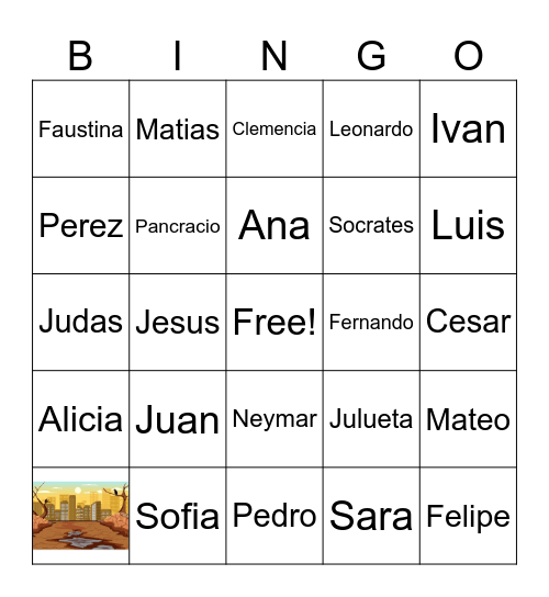 Bingo Alertcom Bingo Card