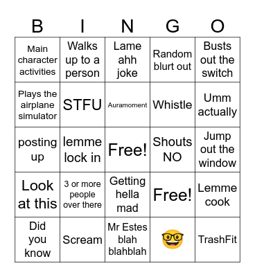 Phoenix bingo board Bingo Card