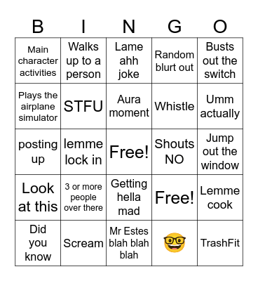Phoenix Card Bingo Card