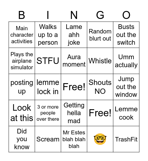 Phoenix Card Bingo Card