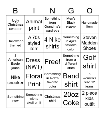 Softline Bingo Card