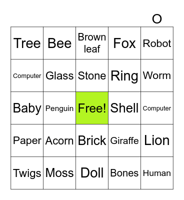 Alive, Dead and Never Alive Bingo Card