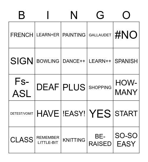 Unit 2.1 - 2.10 Bingo Card