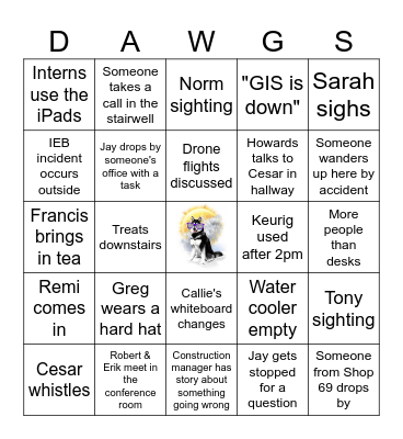 ANNEX 6 BINGO Card