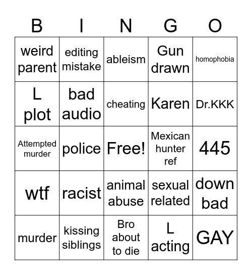 tomorrows teachings Bingo Card