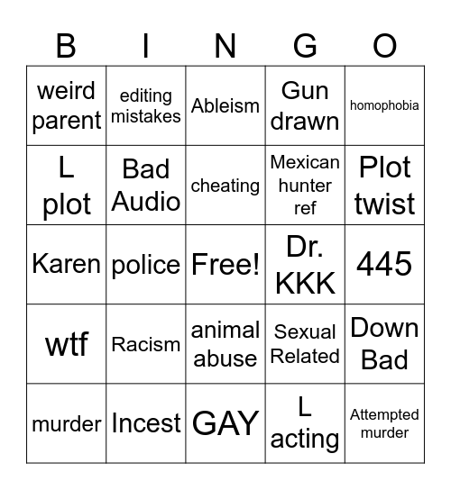 Tomorrow's Teachings Bingo Card