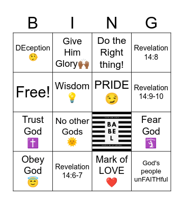 #3AngelsSpeaks Bingo Card
