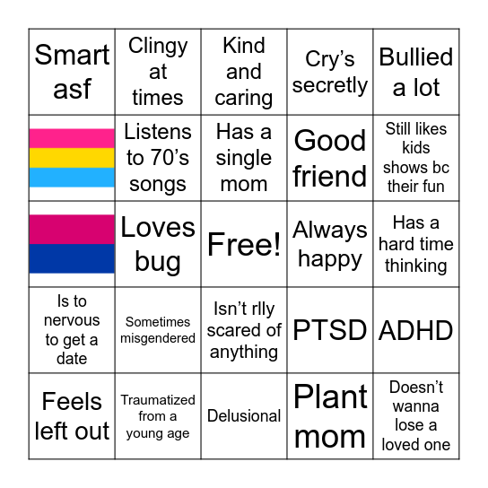 Murder drones oc bingo [Fern] Bingo Card