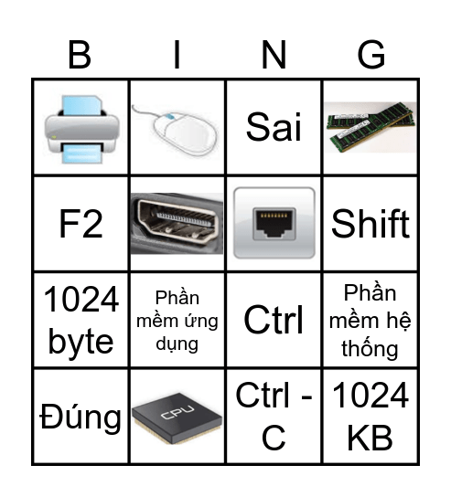 Máy Tính Bingo Card