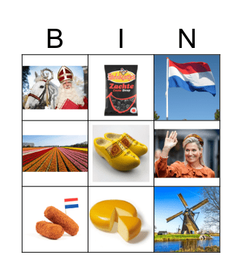 holland bingo Card