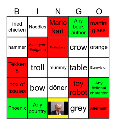 Infinite craft Bingo Card