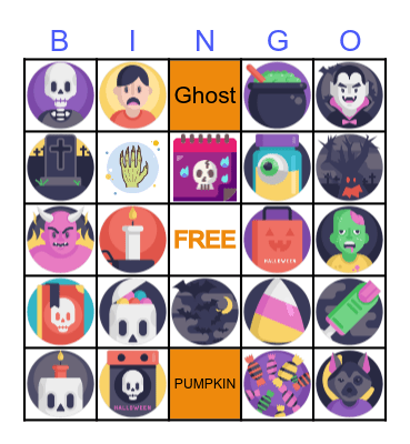 COLT Halloween Bingo Card