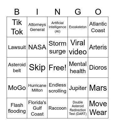 CNN 10 10/10/24 Bingo Card