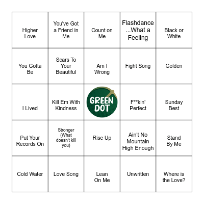 Positivity Please Bingo Card