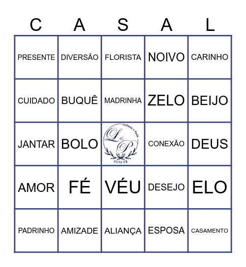 LEYLANNY E PAULO Bingo Card