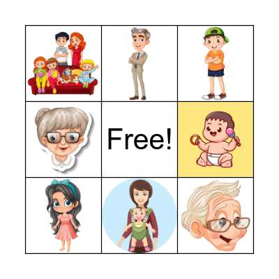 Family Bingo Card