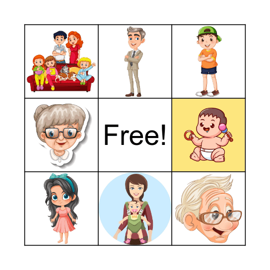 Family Bingo Card