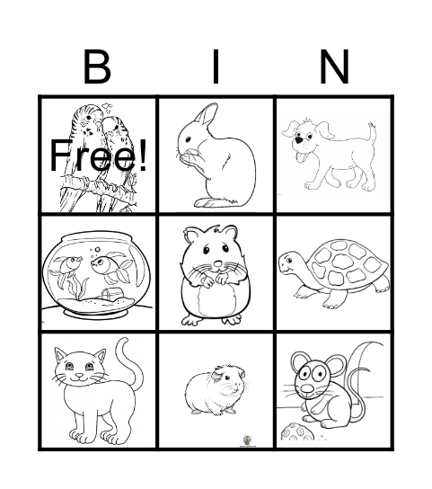 PETS Bingo Card